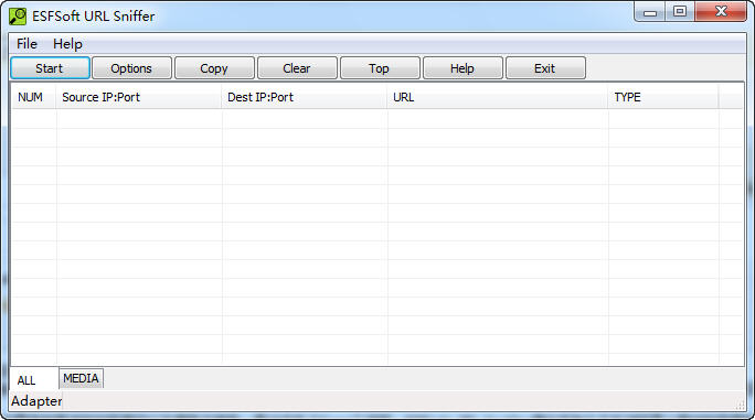 網(wǎng)頁資源嗅探器(ESFSoft URL Sniffer) v1.0 官方版圖1