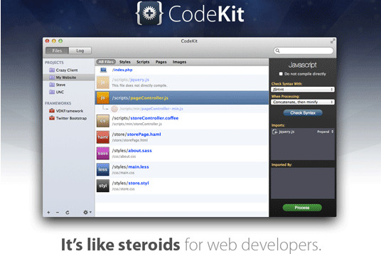 Codekit for mac v3.6.1 官方版圖1