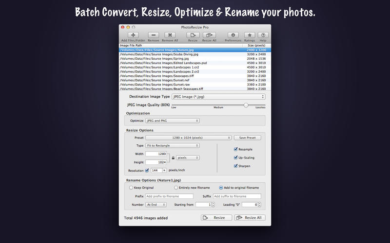 PhotoResize Pro for Mac