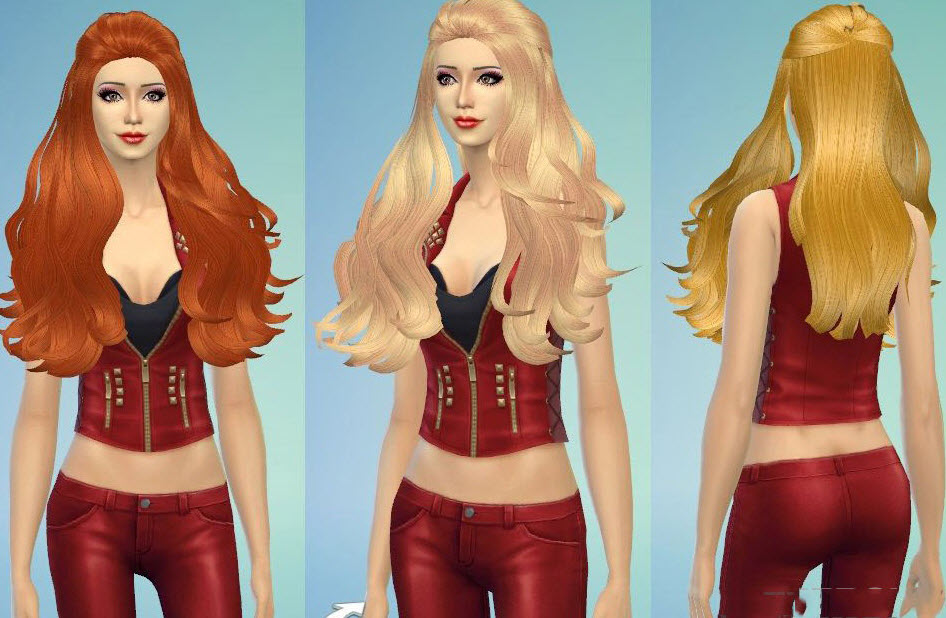 模擬人生4波浪長發(fā)MOD