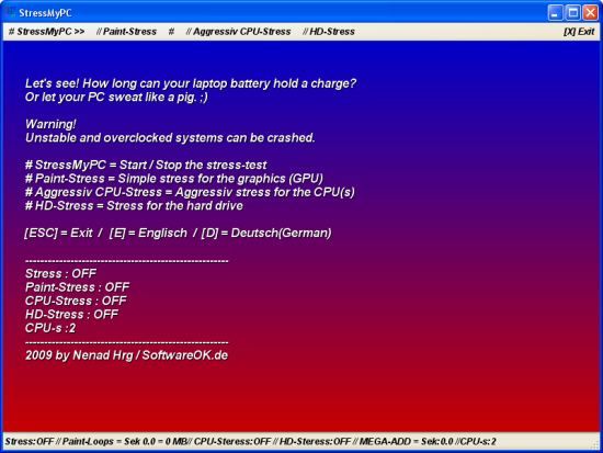 CPU壓力測(cè)試軟件(StressMyPC) 