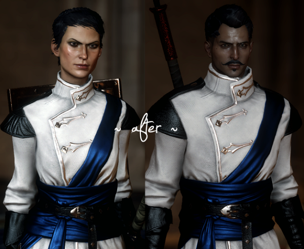 龍騰世紀3審判昝白靛藍宴會裝MOD