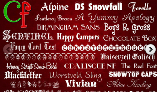 Christmas字體Mac版