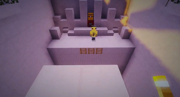 我的世界主題建筑跑酷