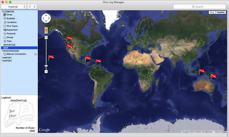 Dive Log Manager for Mac V3.4.18 官方版圖2