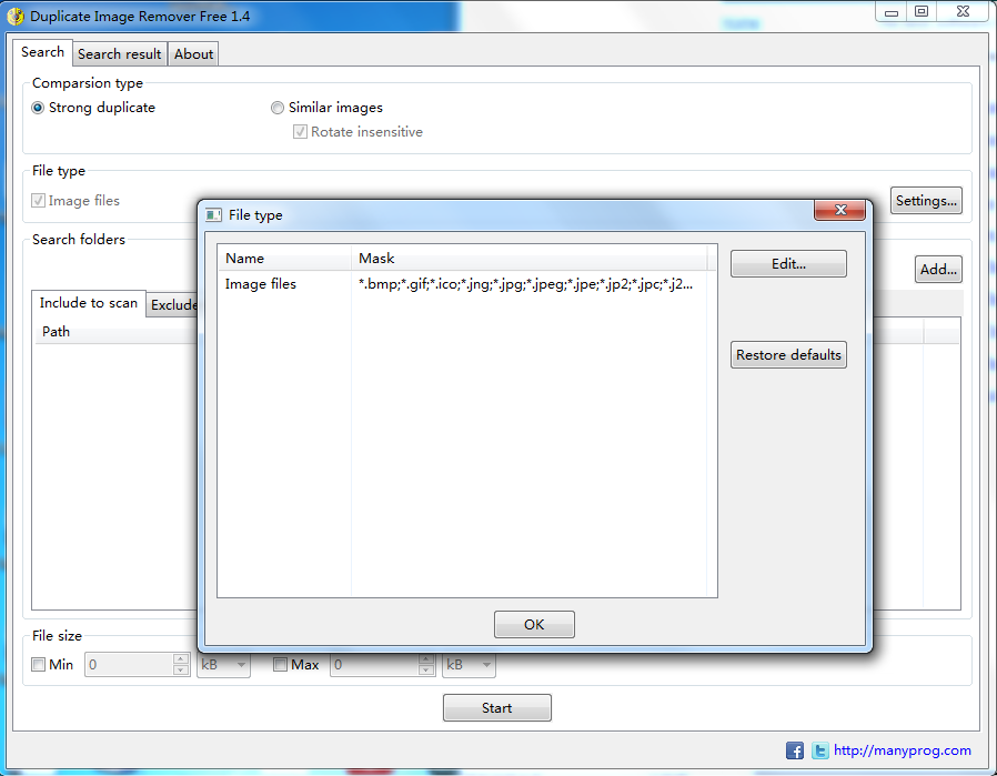 重復(fù)圖片移除工具