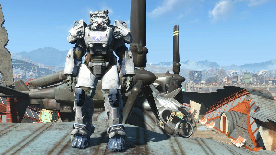 輻射4美國空軍T60動力裝甲MOD