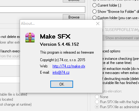 自解壓文件制作
