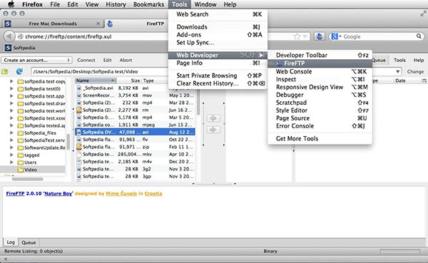 FireFTP Mac版
