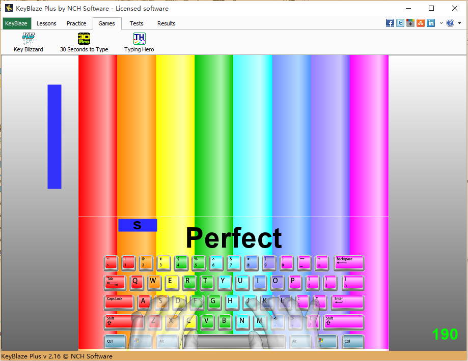 打字練習軟件(KeyBlaze Typing Tutor) Plus2.16 破解版圖1