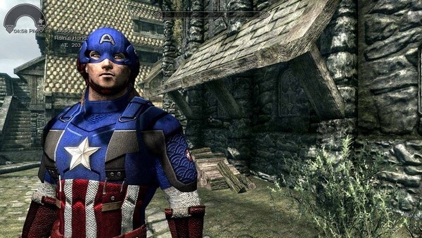 上古卷軸5鋼鐵俠美國隊(duì)長(zhǎng)鎧甲MOD