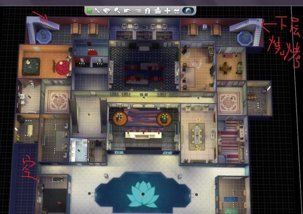 模擬人生4燒烤超級豪宅Mod