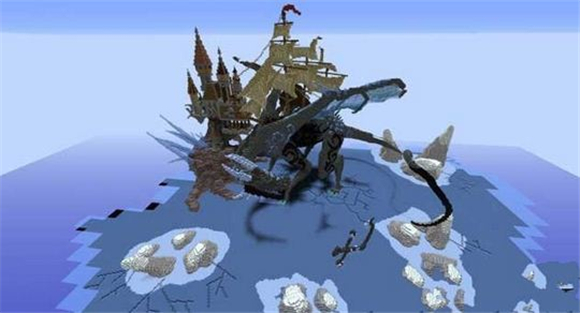 我的世界冰霜巨龍建筑存檔