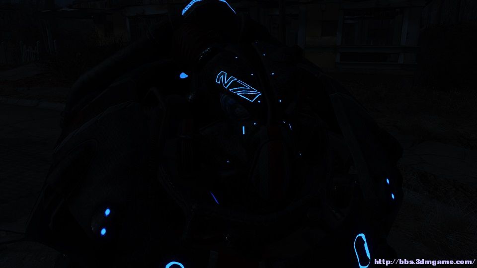 輻射4會(huì)發(fā)光的N7動(dòng)力裝甲涂裝mod