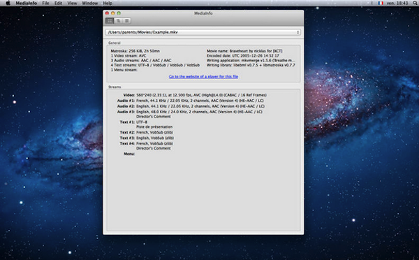 MediaInfo Mac版