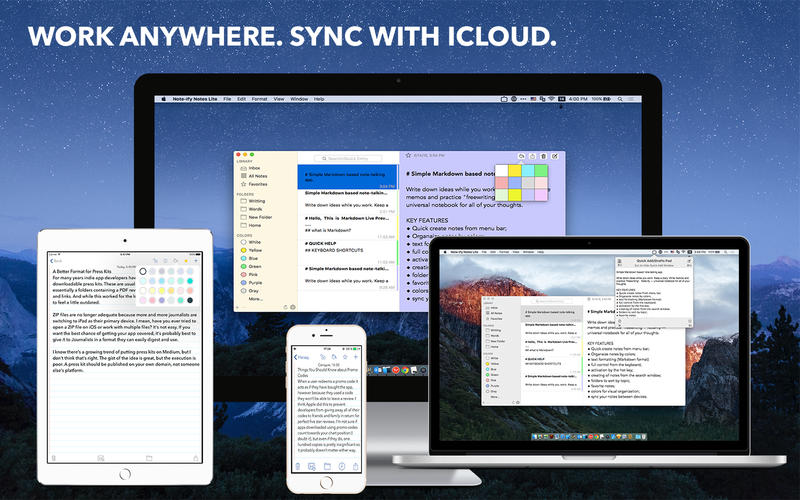 Note-Ify Notes mac