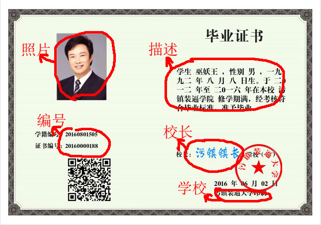 大學(xué)文憑生成器