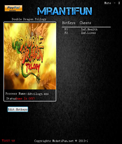 雙截龍三部曲兩項(xiàng)修改器