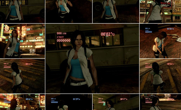 生化危機(jī)6白色皮衣黑色牛仔褲MOD