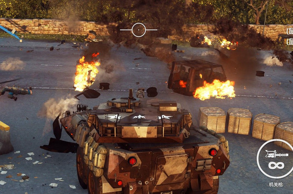 正當(dāng)防衛(wèi)3裝甲車加農(nóng)炮自動(dòng)發(fā)射MOD