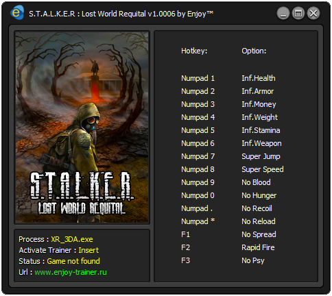 潛行者切爾諾貝利的陰影修改器