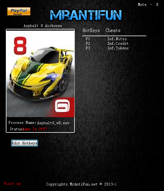 狂野飆車8修改器