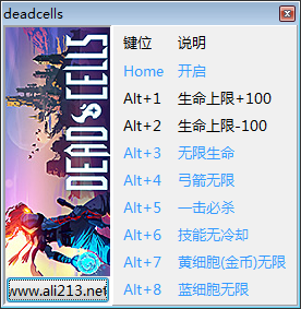 死亡細(xì)胞八項(xiàng)修改器
