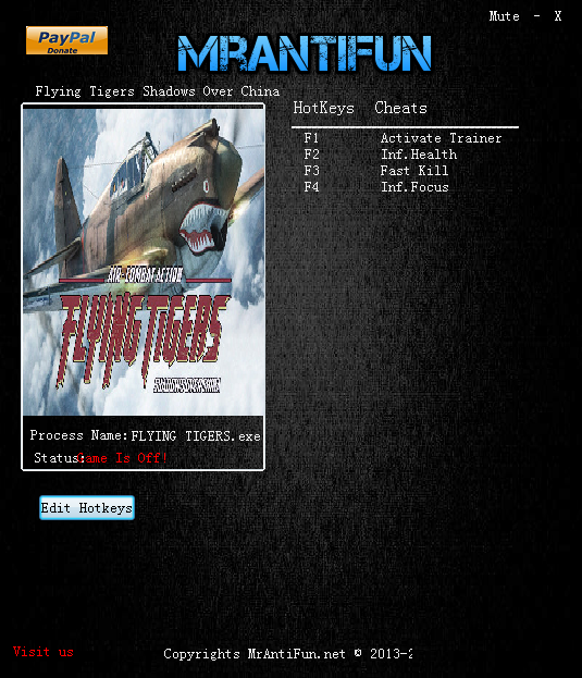 飛虎空戰(zhàn)中國修改器