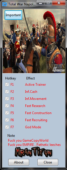 拿破侖全面戰(zhàn)爭修改器下載