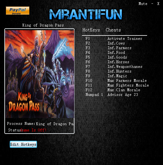 龍城之王十二項修改器