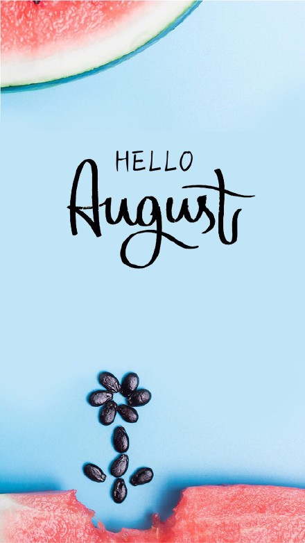 7月再見8月你好西瓜壁紙圖片