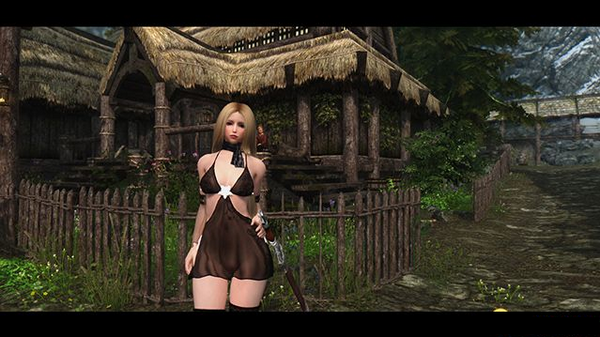 上古卷軸5諾德人金發(fā)萌妹