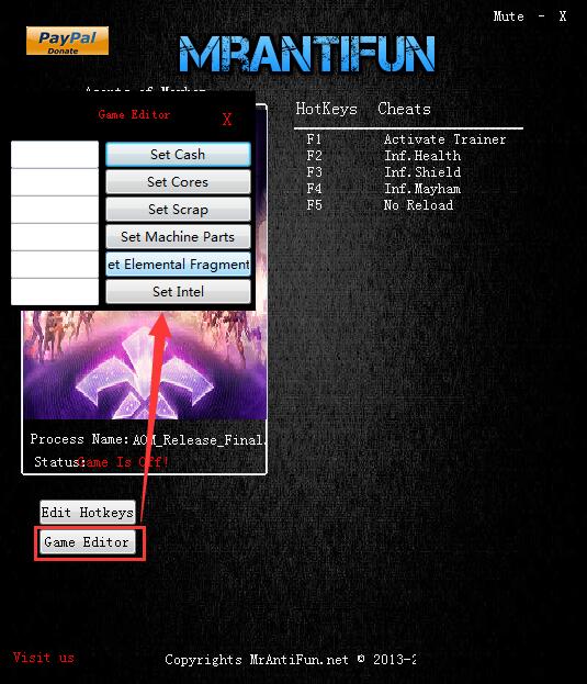 混亂特工九項(xiàng)修改器下載 免費(fèi)版