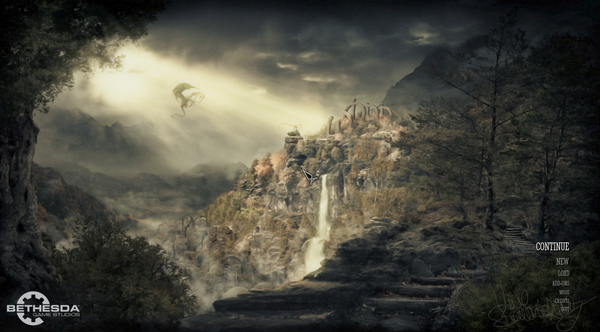 上古卷軸5天際重制版主菜單界面背景圖和音樂(lè)替換MOD