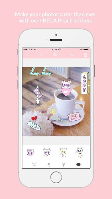 BECA Peach app