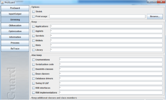 proguard(java代碼混淆器)
