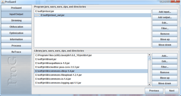 proguard(java代碼混淆器)