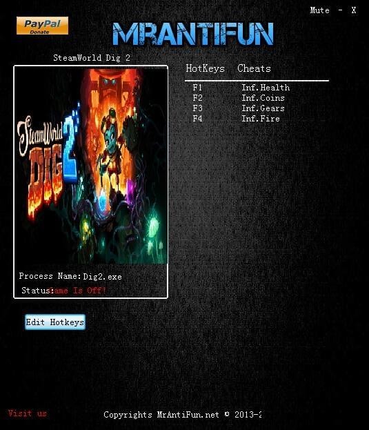 蒸汽世界挖掘2四項修改器 免費版