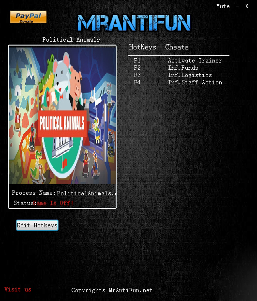 政治動物三項修改器