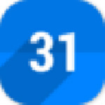 深藍簡約日歷 V1.0 綠色版 