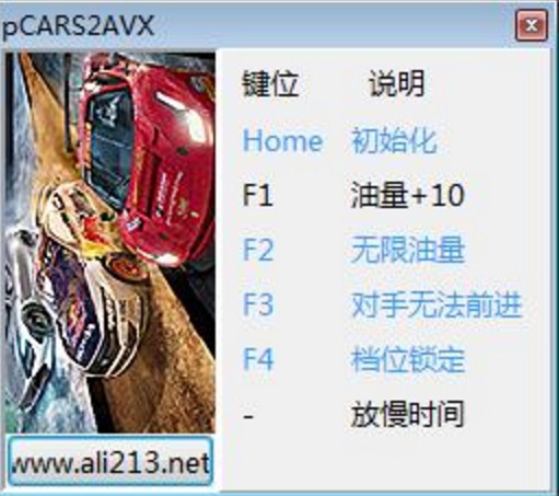 賽車計劃2五項修改器