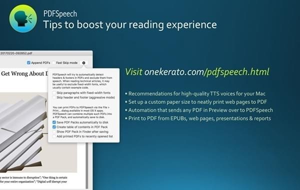 PDFSpeech Mac版
