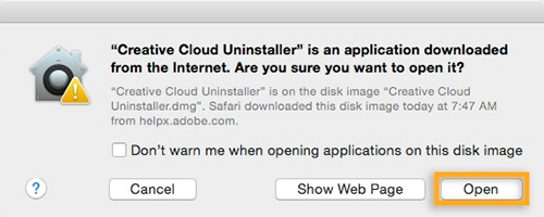 Creative Cloud Uninstaller Mac版