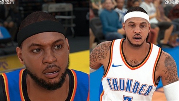 NBA2K18小甜瓜安東尼身形發(fā)型面補(bǔ)下載