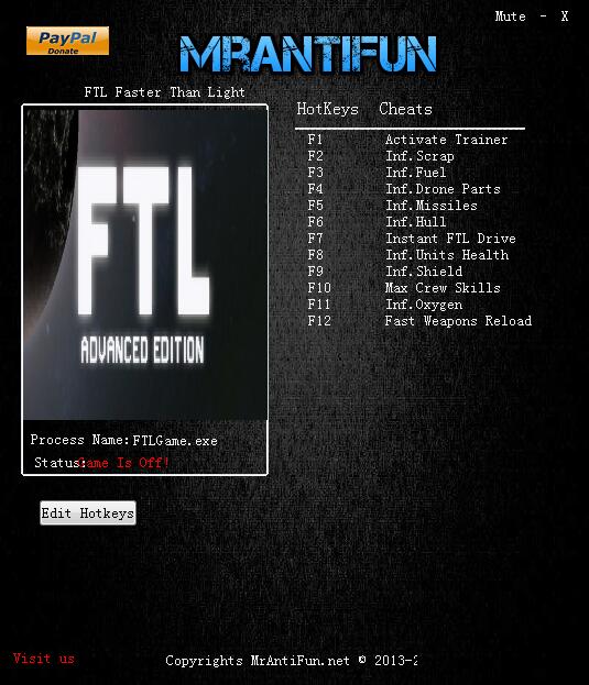 FTL超越光速修改器