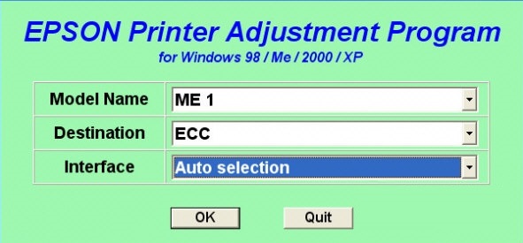 愛普生ME1清零軟件下載 