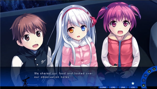 仰望夜空的星辰