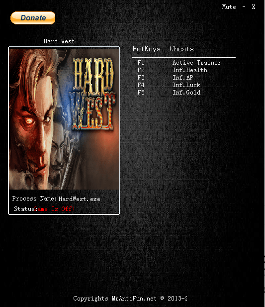 冷酷西部四項(xiàng)修改器