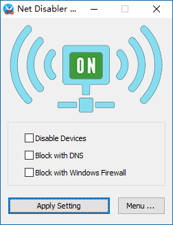 Net Disabler v1.1 綠色版圖1