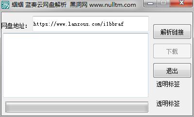 藍(lán)奏云網(wǎng)盤(pán)解析工具